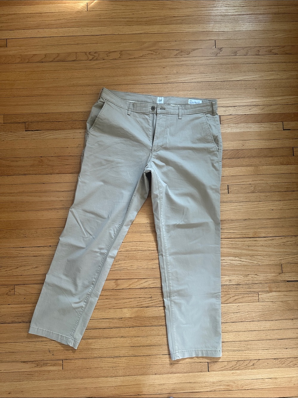 Men's Classic Khaki Chino Pants - Neutral Sand